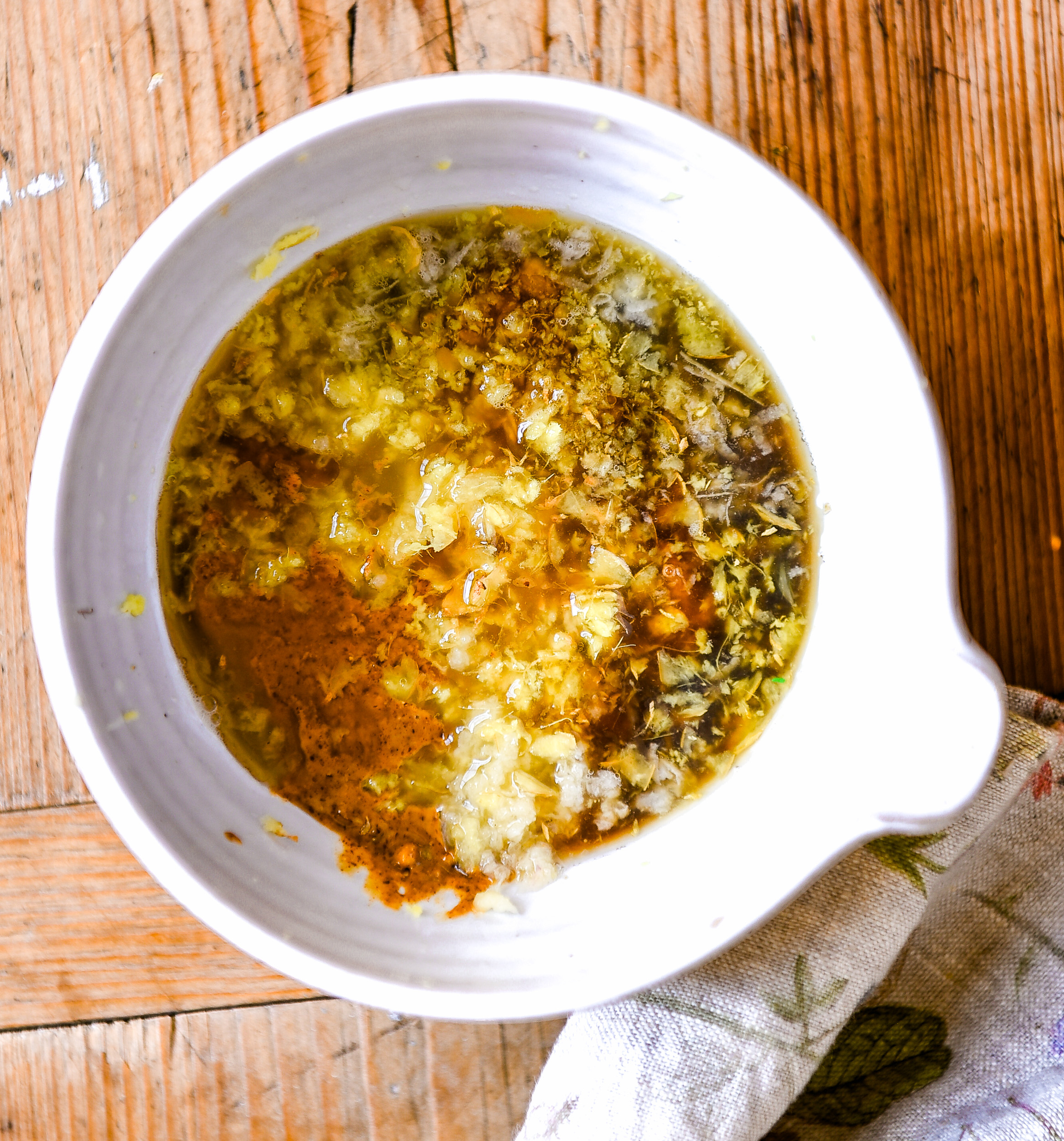 Almond Butter Sesame Ginger Dressing Nourish Deliciously