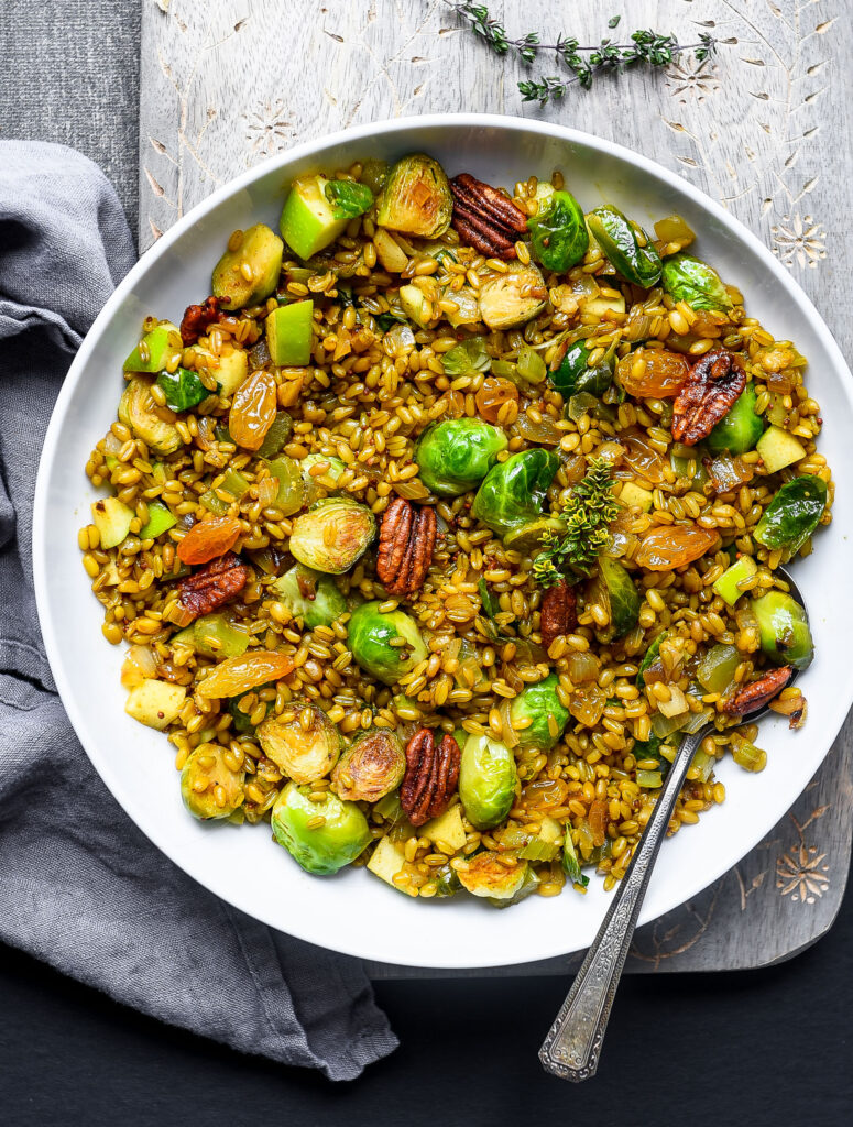 Curried WheatBerry Pilaf Nourish Deliciously